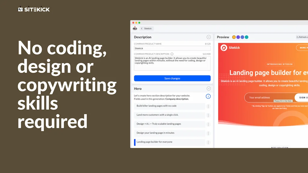 Sitekick.ai screenshot 3 of 4