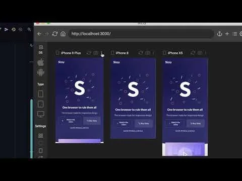 Sizzy screenshot 1 of 6