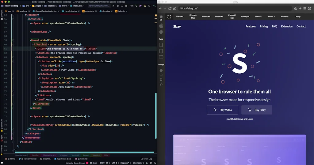 Sizzy screenshot 6 of 6