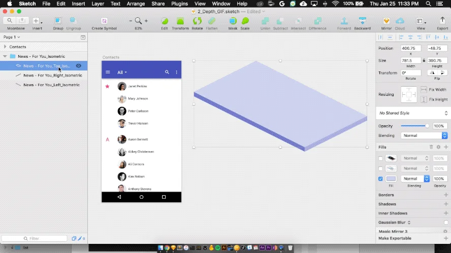 Sketch Isometric Plugin screenshot 2 of 4