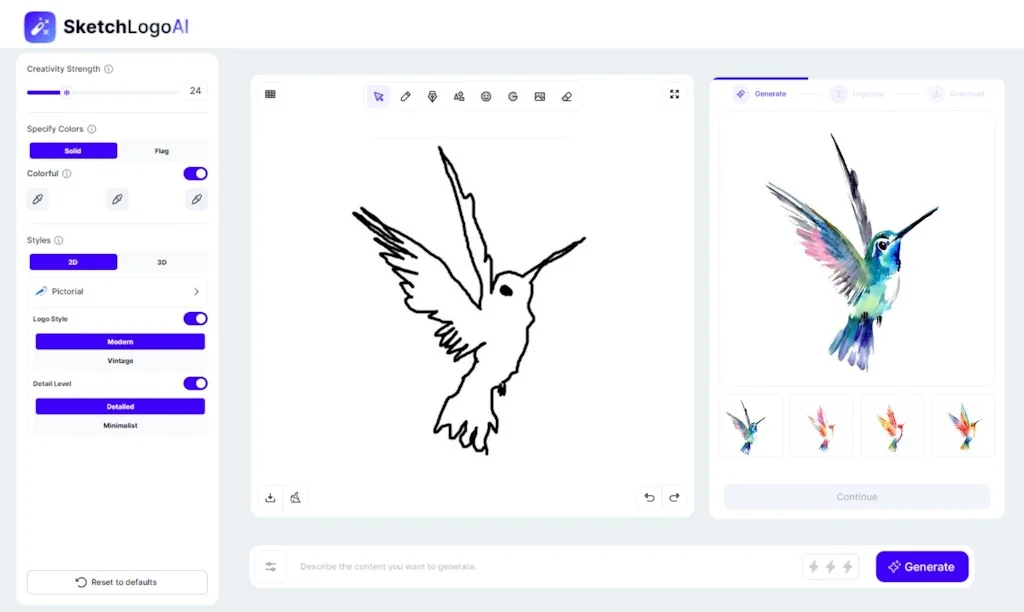 Sketch Logo AI screenshot 2 of 5