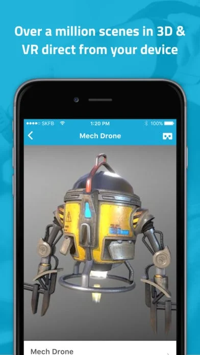 Sketchfab AR for iOS screenshot 4 of 5