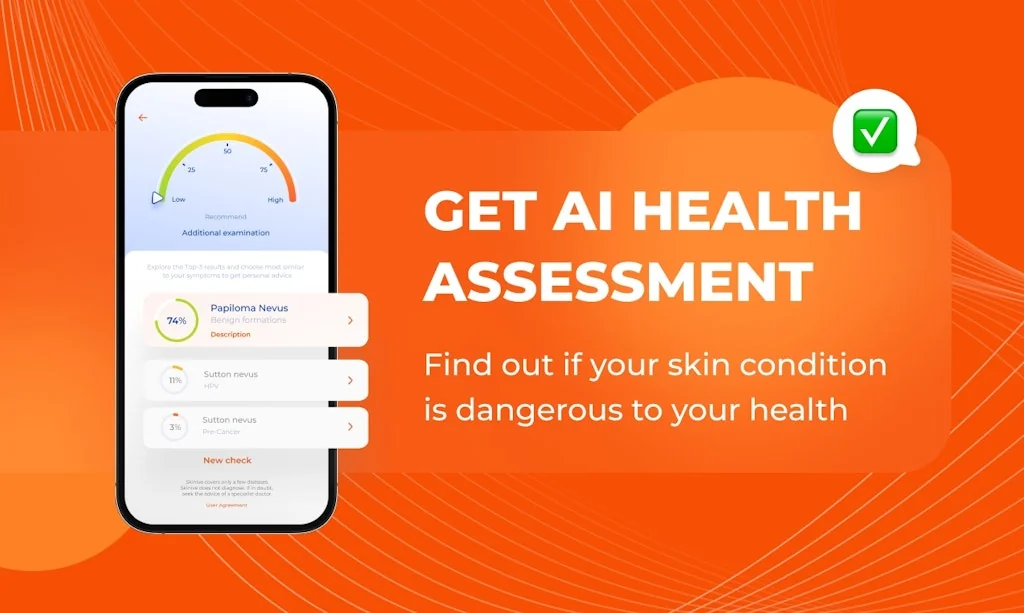 Skinive AI: Skin Scanner, health checkup screenshot 2 of 3