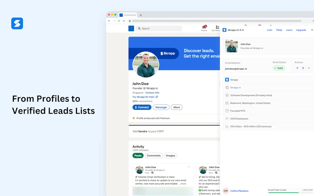 Skrapp.io screenshot 1 of 3