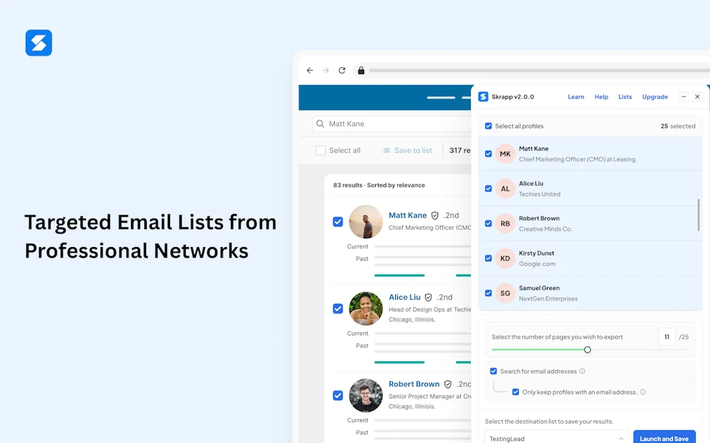 Skrapp.io screenshot 2 of 3
