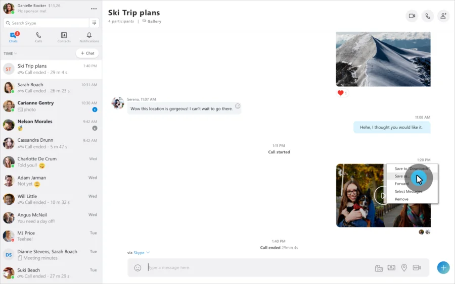 Skype screenshot 6 of 9