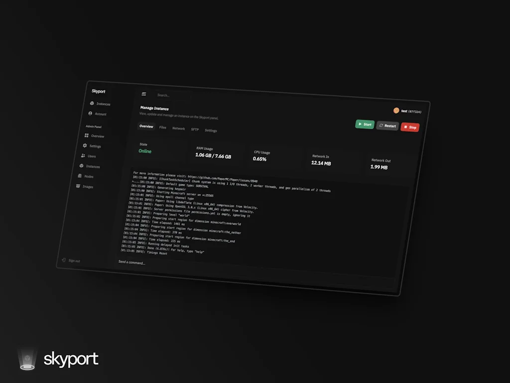Skyport Panel screenshot 2 of 2