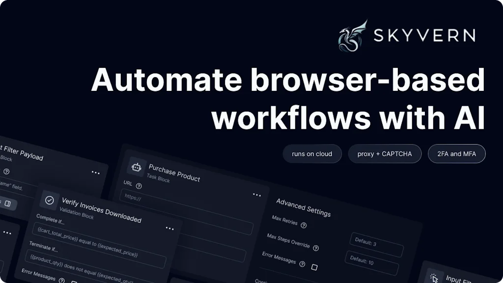 Skyvern screenshot 1 of 3