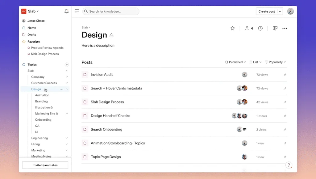 Slab screenshot 1 of 3