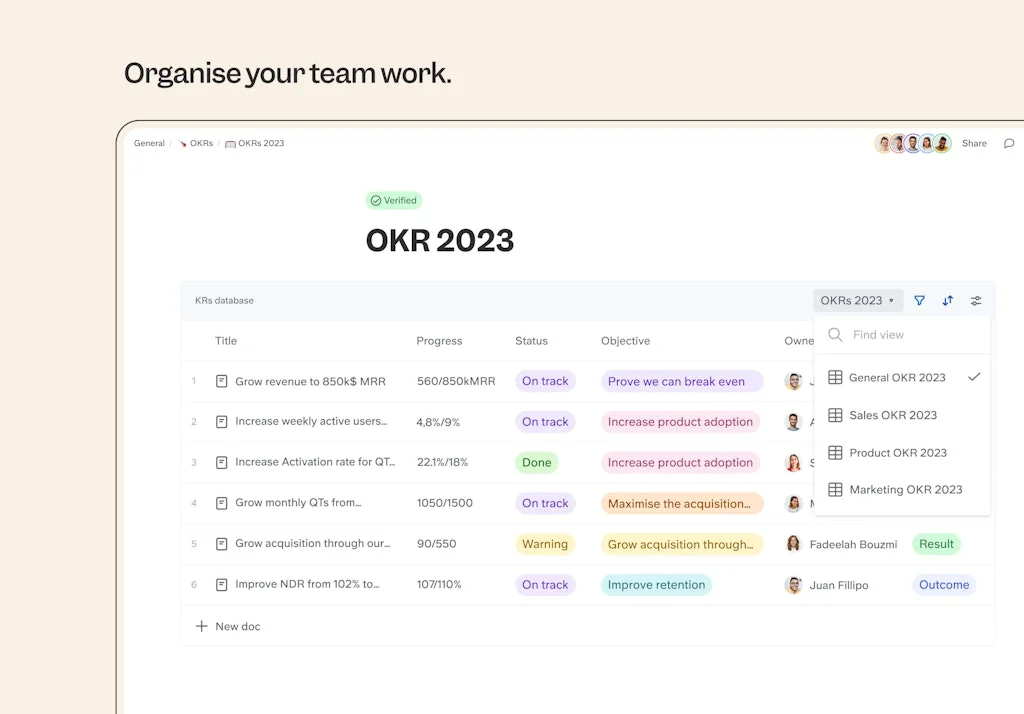 Slite screenshot 1 of 3