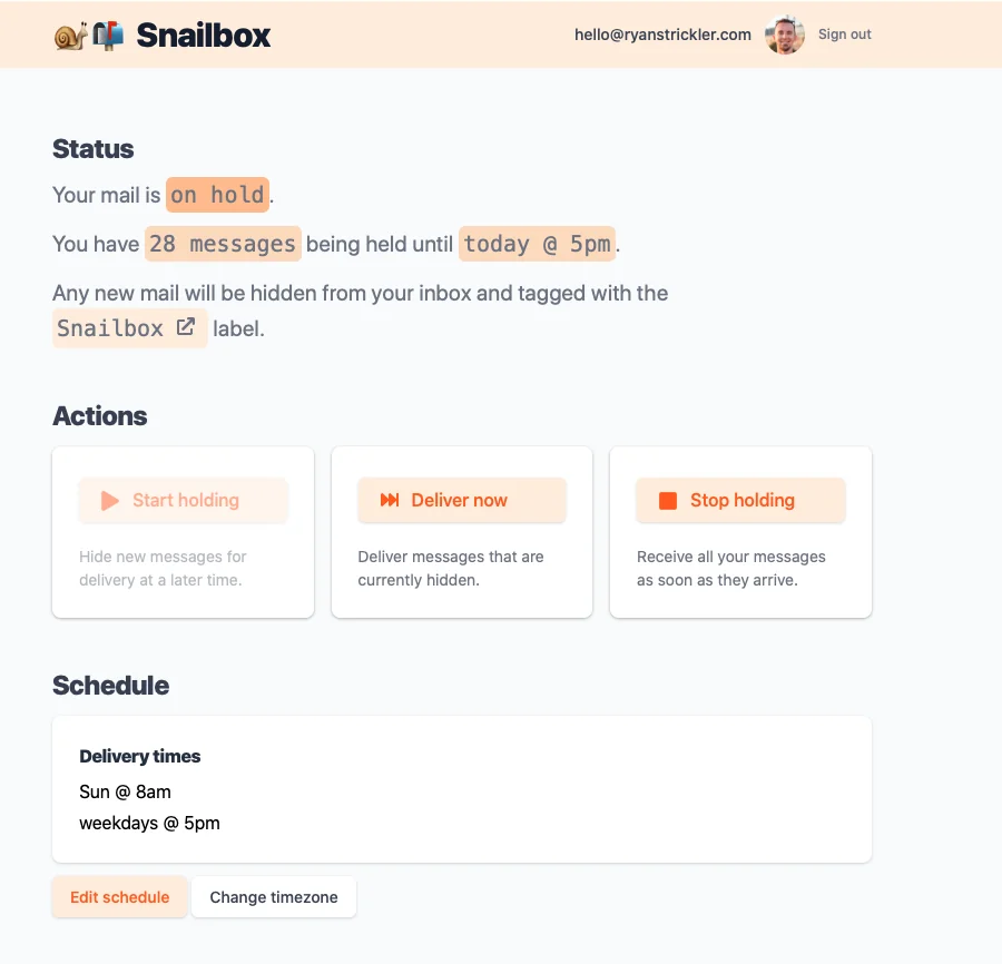 Snailbox screenshot 1 of 1