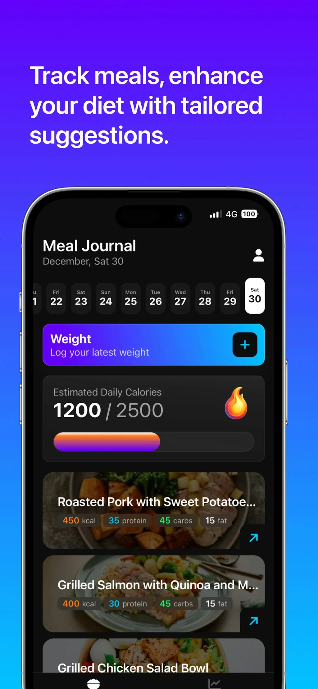 SnapFood: Track & Record What You Eat screenshot 2 of 5