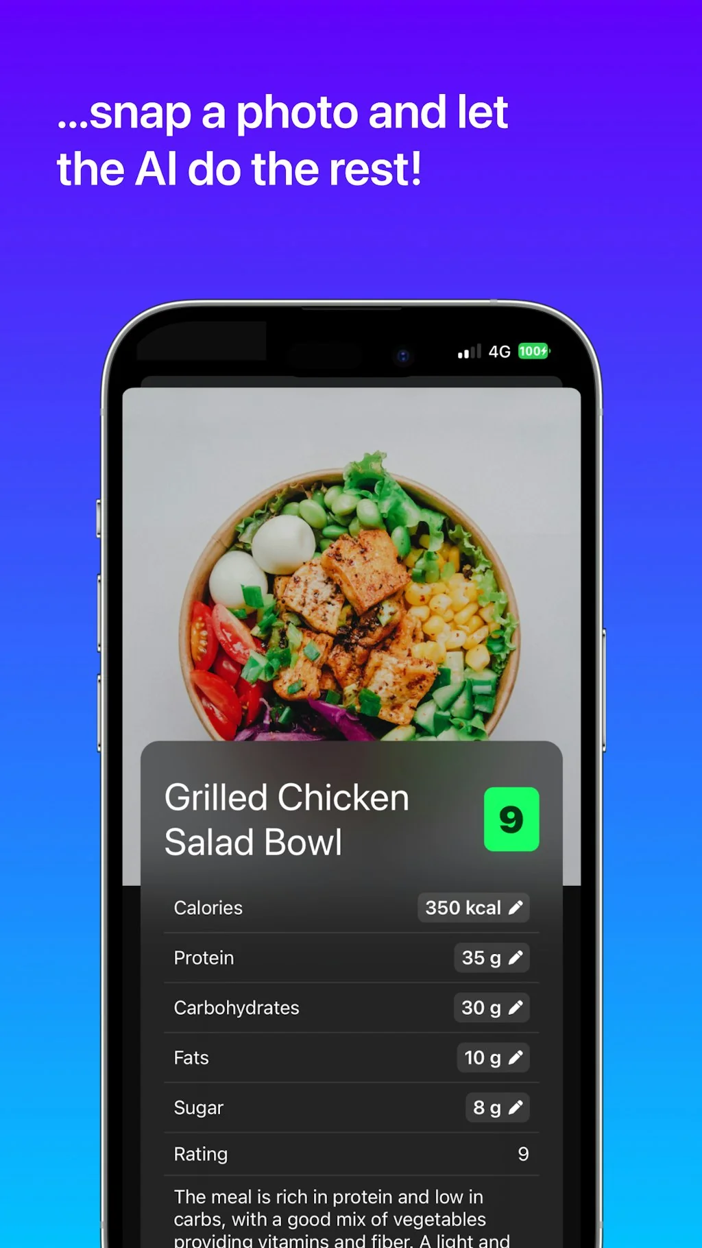SnapFood: Track & Record What You Eat screenshot 4 of 5