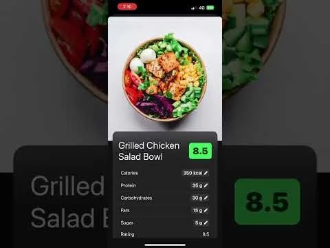 SnapFood: Track & Record What You Eat screenshot 5 of 5
