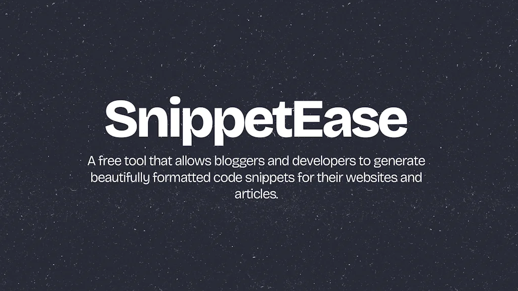 SnippetEase screenshot 1 of 3