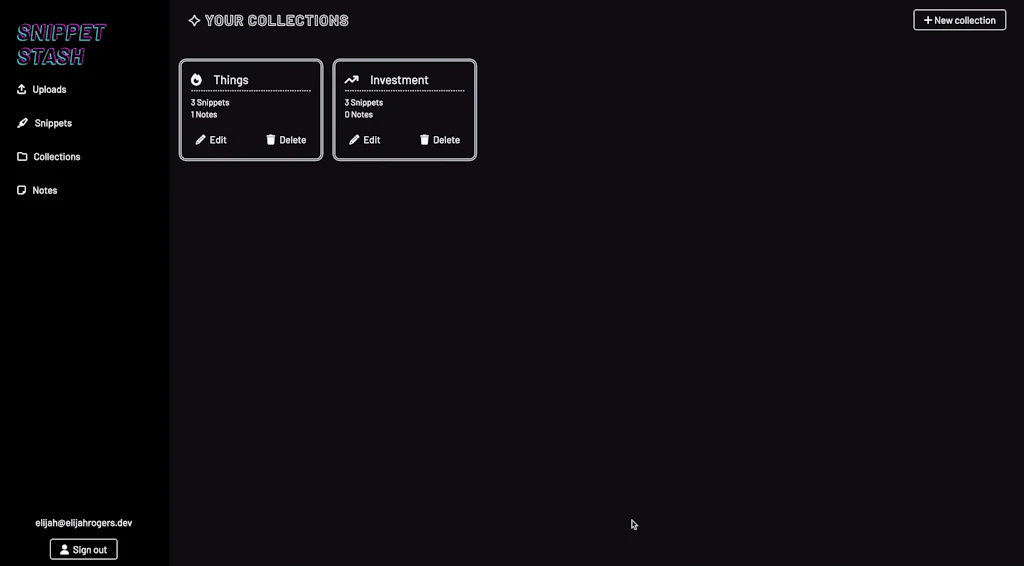 SnippetStash screenshot 3 of 3