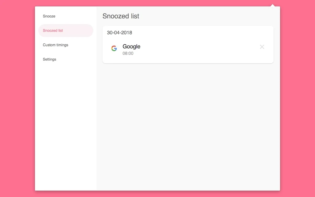 Snooze Tabby screenshot 2 of 3