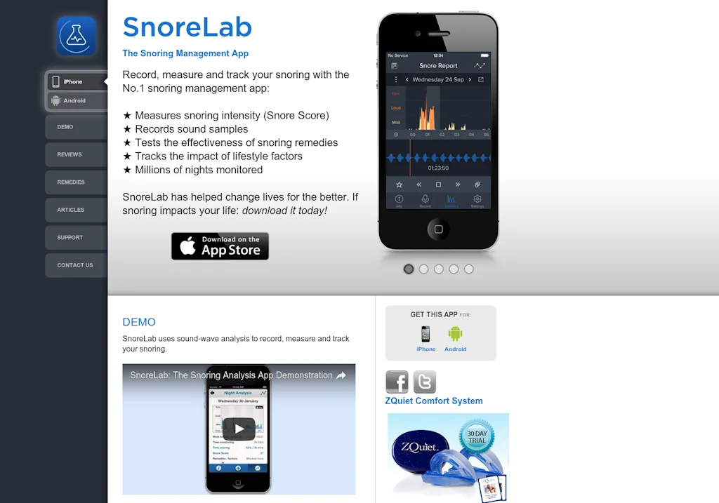 SnoreLab logo