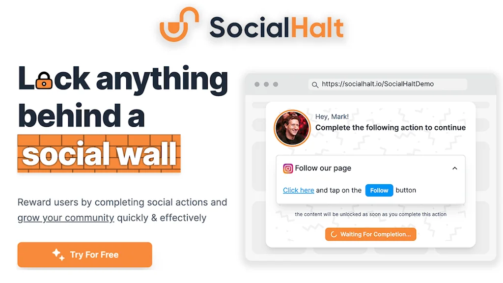 SocialHalt screenshot 1 of 1