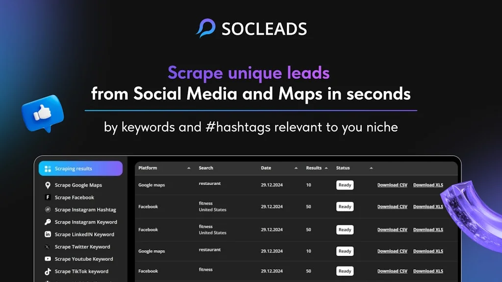 SocLeads screenshot 2 of 4
