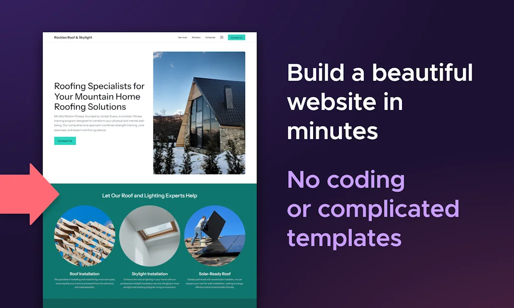 Solo AI Website Creator screenshot 2 of 5