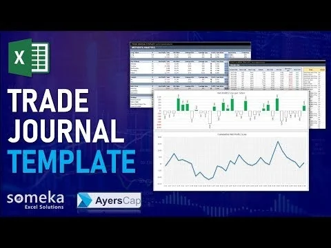 Someka Trading Journal Excel Template screenshot 1 of 8