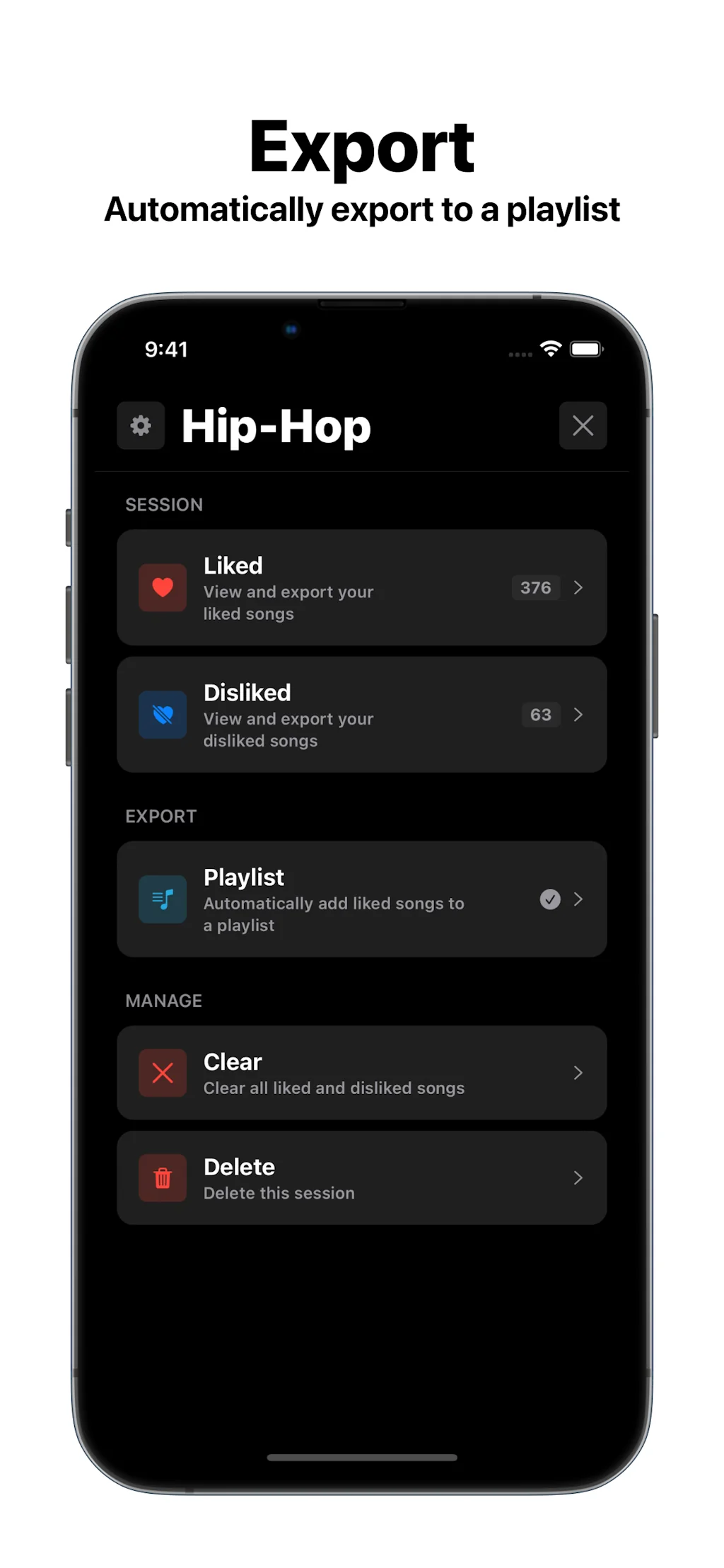 SongSwipe: Discover New Music screenshot 4 of 5