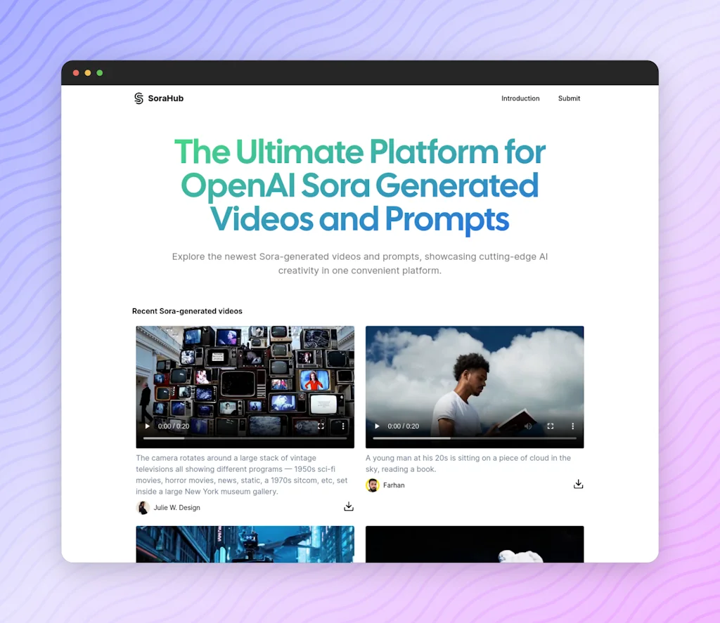 SoraHub screenshot 1 of 3