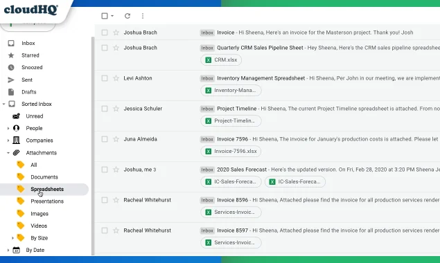 Sort Gmail Inbox by cloudHQ screenshot 9 of 12