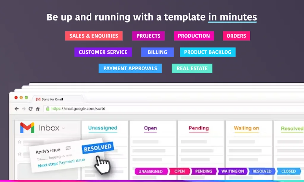 Sortd for Gmail screenshot 1 of 3