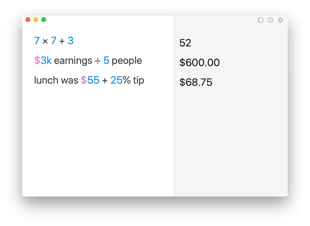 Soulver screenshot 1 of 4