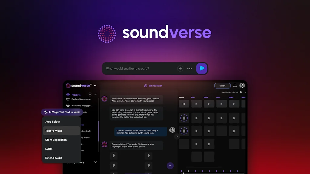Soundverse AI screenshot 2 of 5