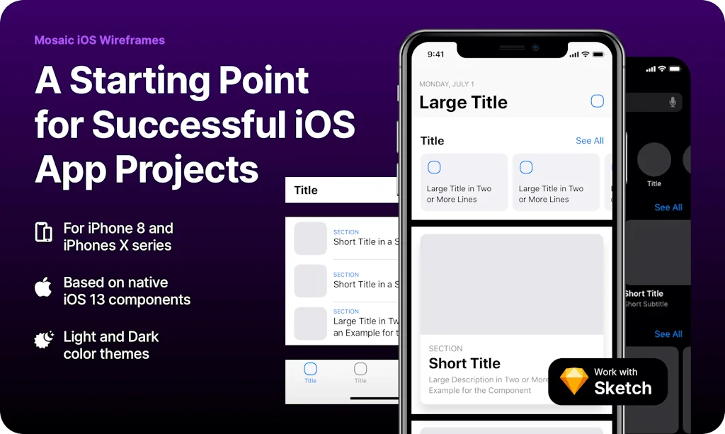 Source Wireframe Kit screenshot 1 of 5