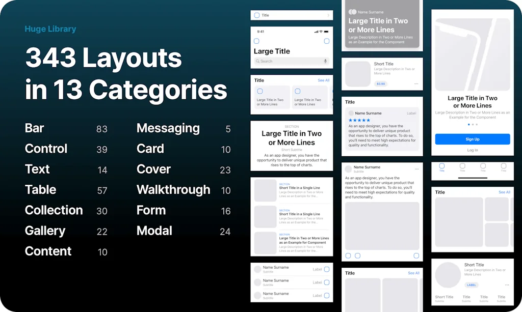 Source Wireframe Kit screenshot 3 of 5