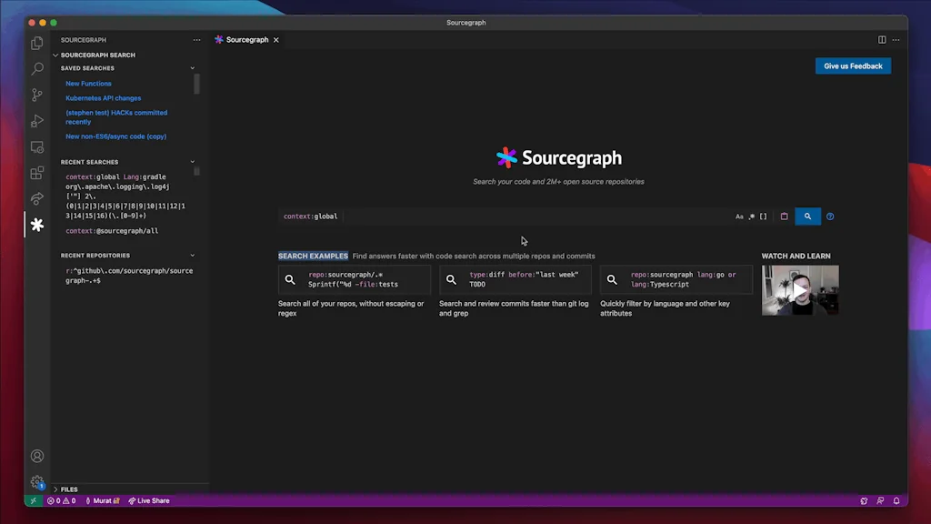 Sourcegraph for VS Code screenshot 4 of 5