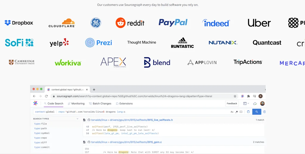Sourcegraph screenshot 5 of 5