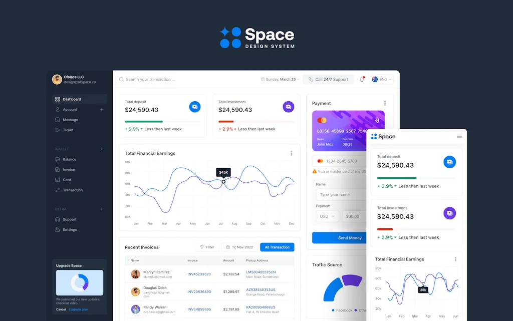 Space Figma Design System and UI Kit screenshot 5 of 5