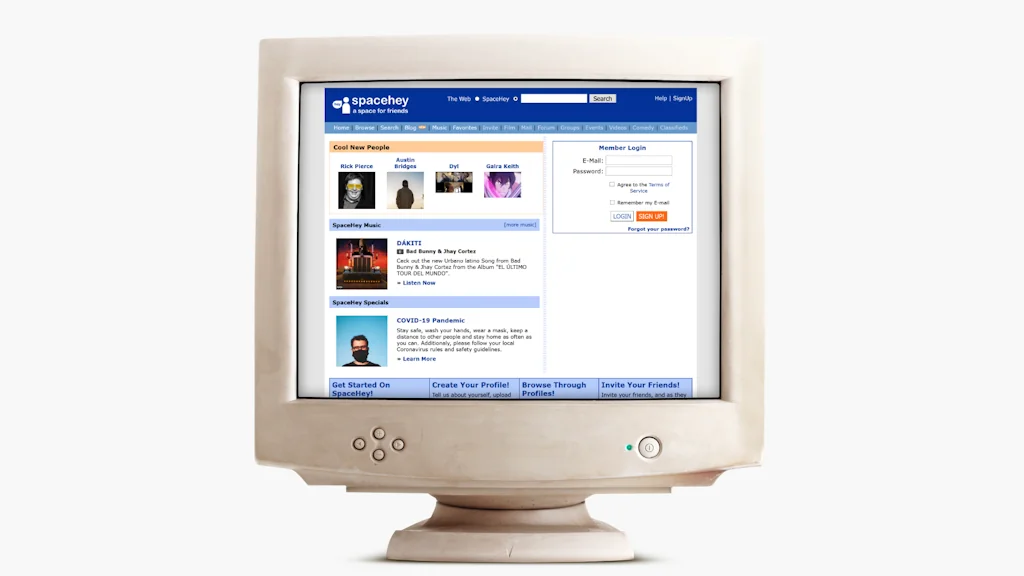 SpaceHey screenshot 1 of 4