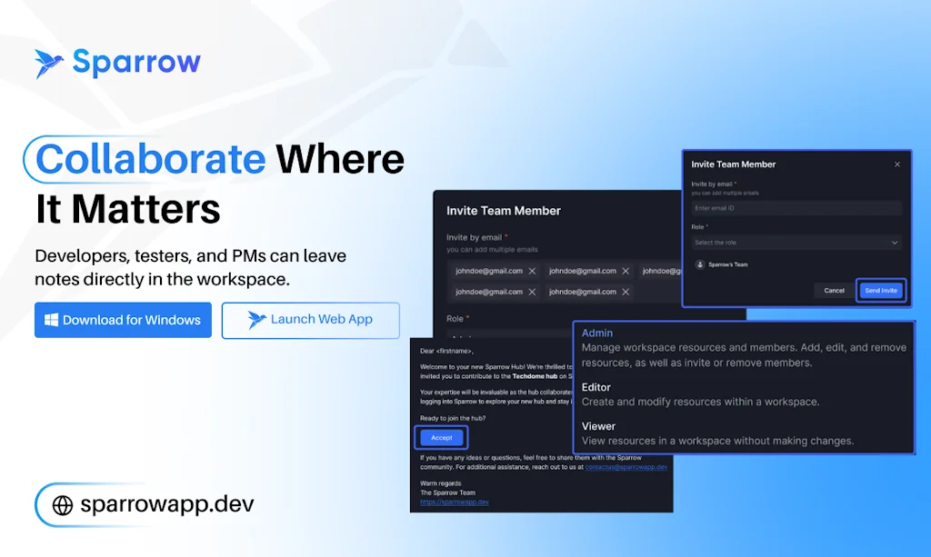 Sparrow  screenshot 3 of 3