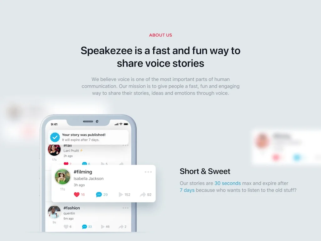 Speakezee Social Audio screenshot 2 of 7