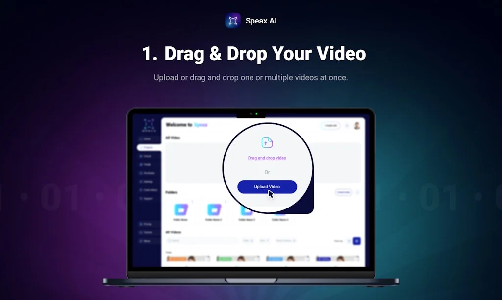 Speax - AI Video Dubbing screenshot 2 of 6