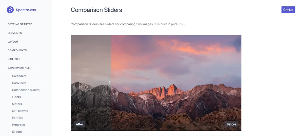 Spectre.css screenshot 1 of 3
