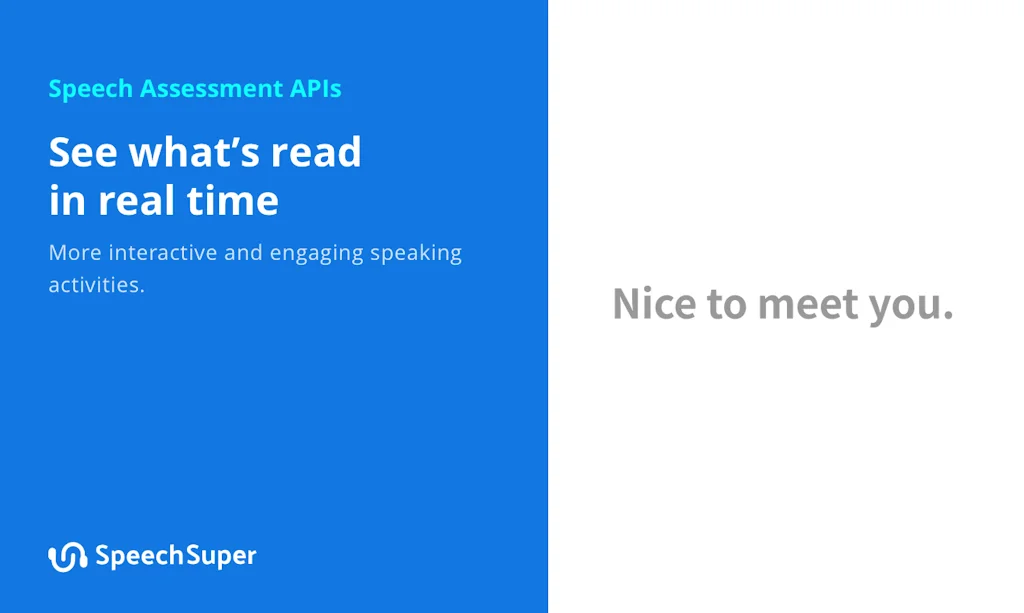 SpeechSuper - Speech Assessment API screenshot 4 of 7