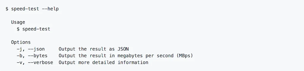 speed-test-cli screenshot 2 of 3