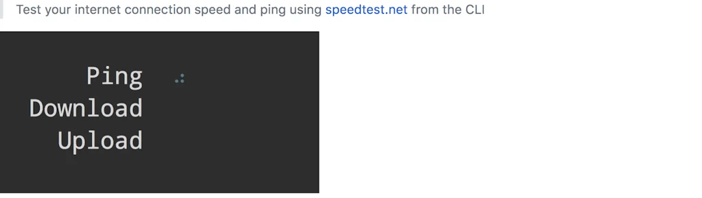 speed-test-cli screenshot 3 of 3