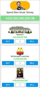 Spend Elon Musk's Money screenshot 2 of 3
