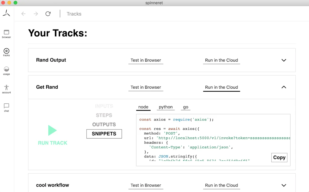 Spinneret screenshot 2 of 3