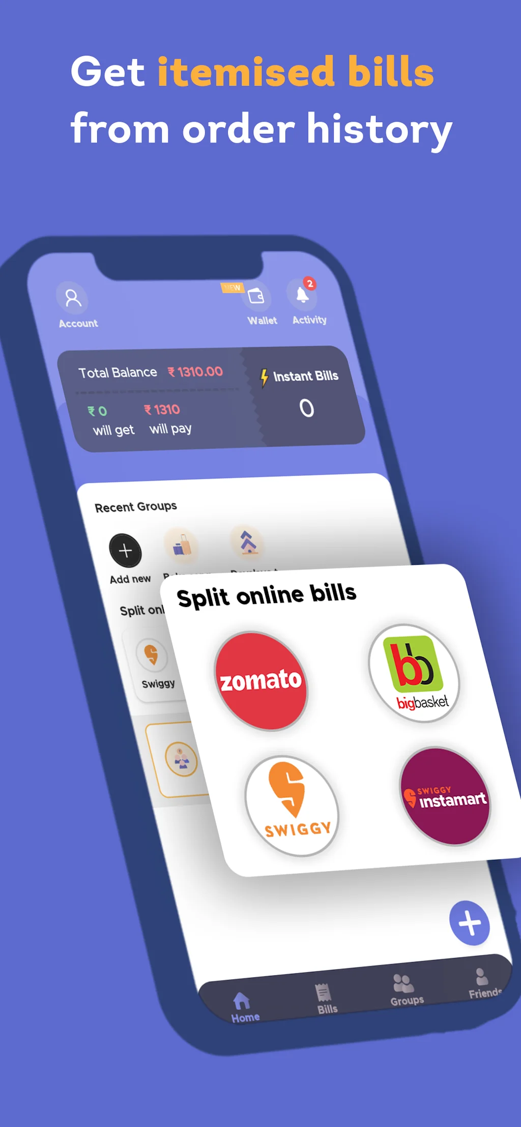 Splitkaro - Whatsapp for finance screenshot 2 of 3