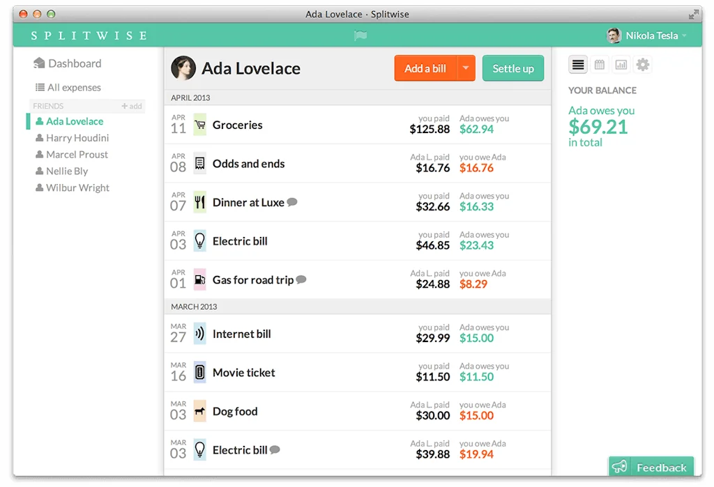 Splitwise screenshot 6 of 6