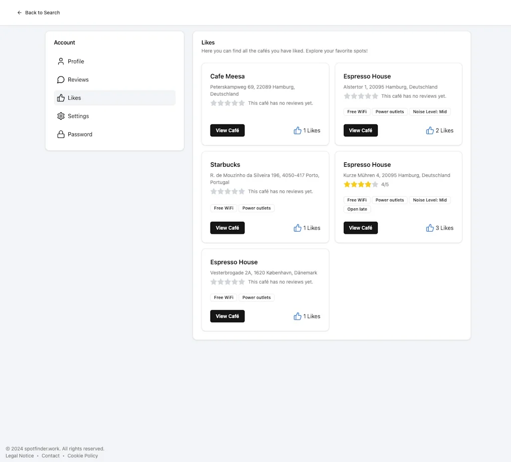 SpotFinder screenshot 3 of 3